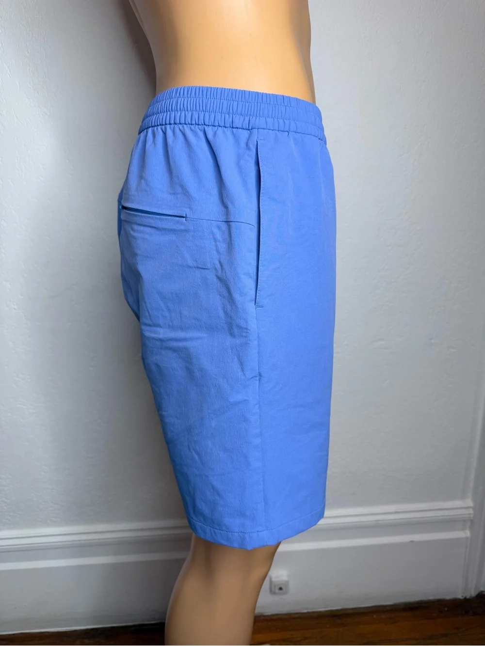 Outdoor Voices RecTrek 7” Shorts Men's Size Large Blue  Drawstring Activewear